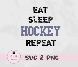 eat sleep hockey repeat