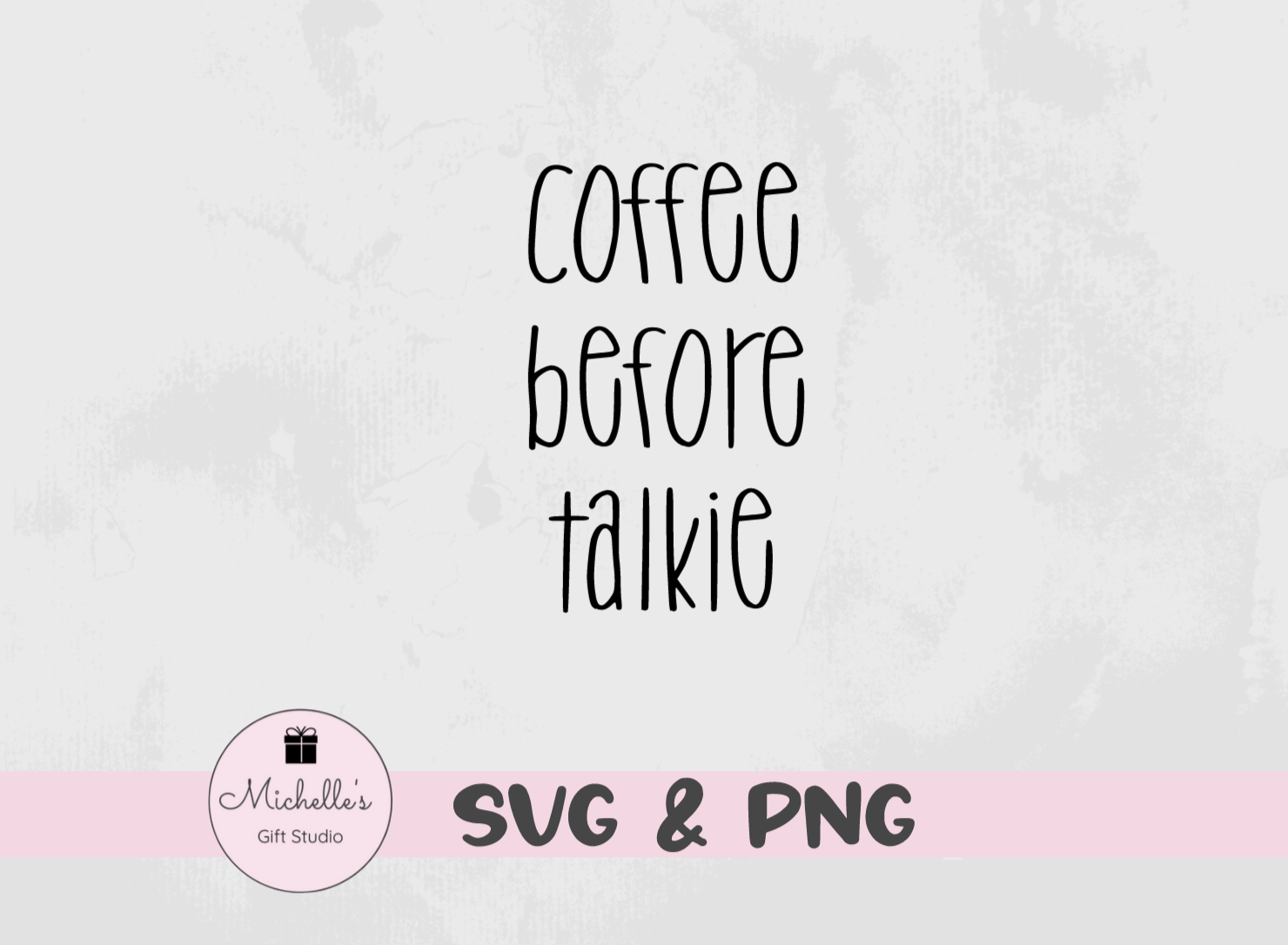 coffee before talkie