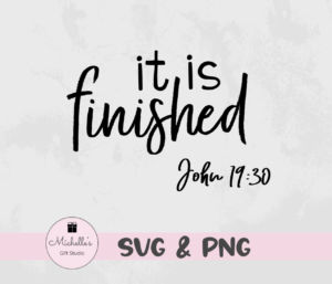 It is finished