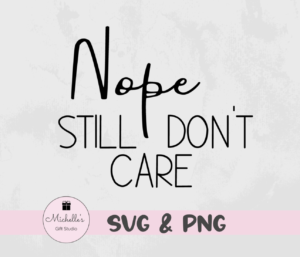 nope still don't care