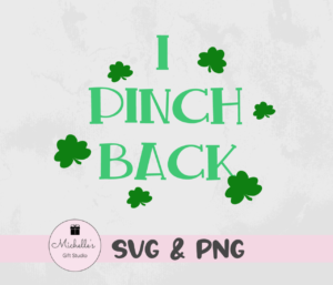 I pinch back