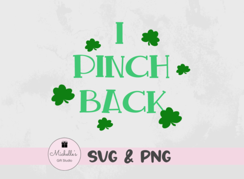 I pinch back