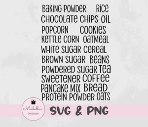 Pantry labels 1