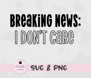 breaking news: I don't care