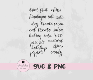 pantry labels