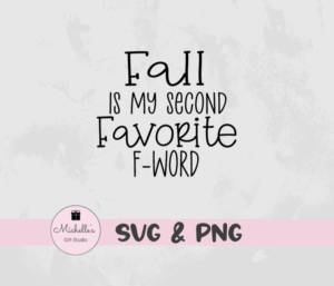 Fall is my second favorite f-word