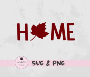 home with leaf