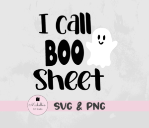 I Call Boo Sheet