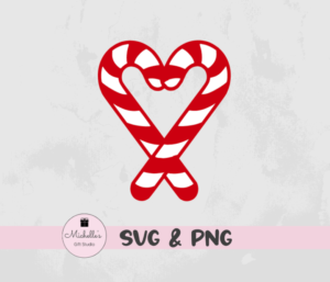 Candy Cane Heart