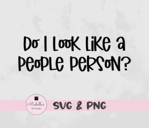 Do I Look Like a People Person