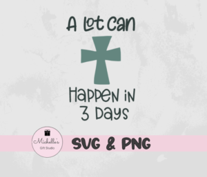 a lot can happen in 3 days