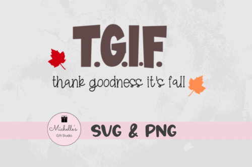 thank goodness it's fall