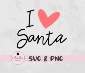 I heart santa