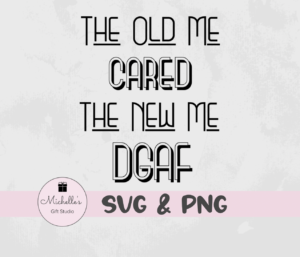 the old me cared