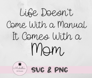life doesn't come with a manual