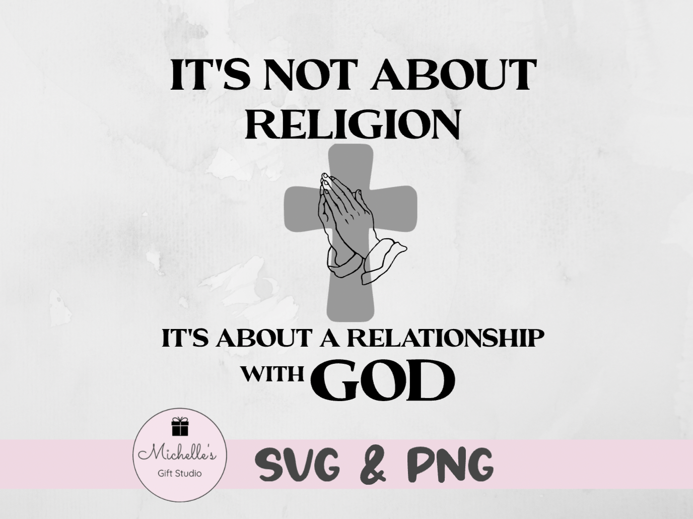 it's not about religion it's about a relationship with God