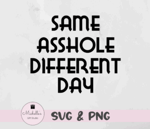 same asshole different day