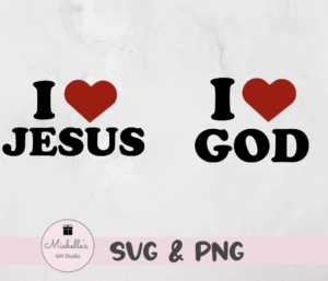 I Love Jesus + I Love God Bundle