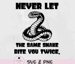 never let the same snake bite you twice