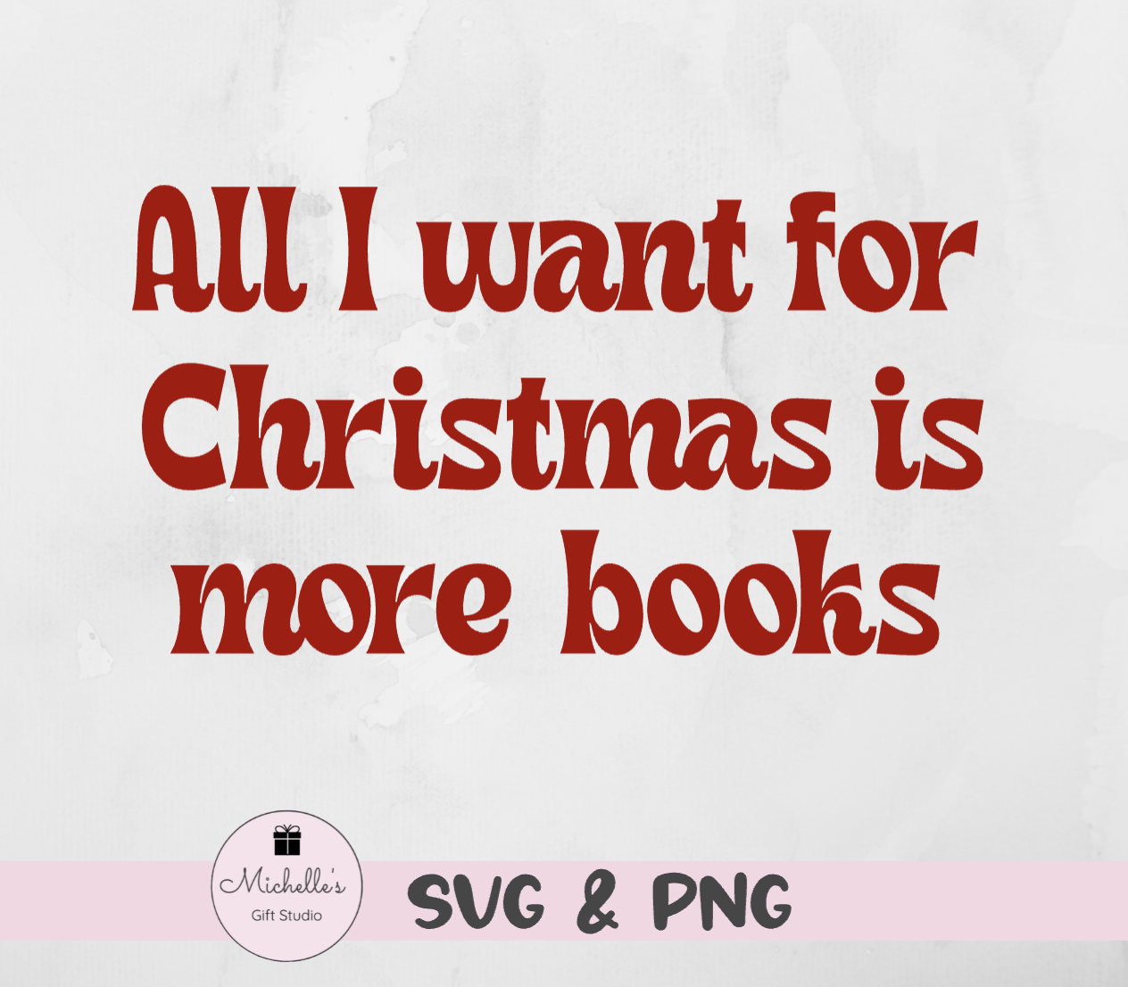 all I want for Christmas is more books